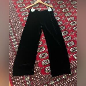 Giorgio Armani Black Velvet Trousers